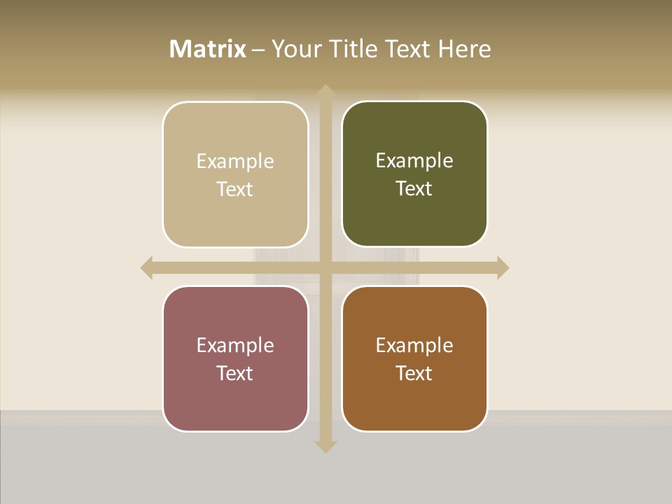 Designer Interior Entrance PowerPoint Template