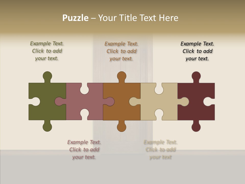 Designer Interior Entrance PowerPoint Template