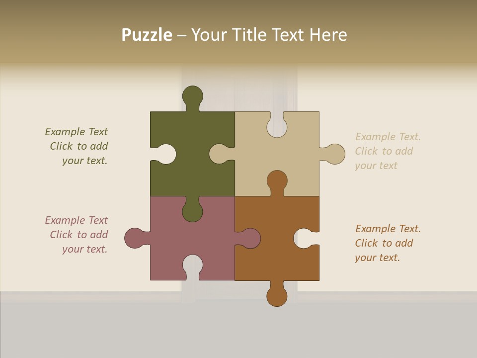 Designer Interior Entrance PowerPoint Template