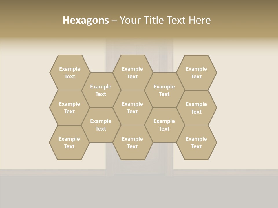 Designer Interior Entrance PowerPoint Template