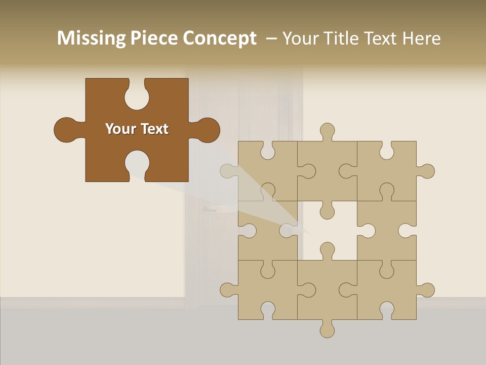 Designer Interior Entrance PowerPoint Template