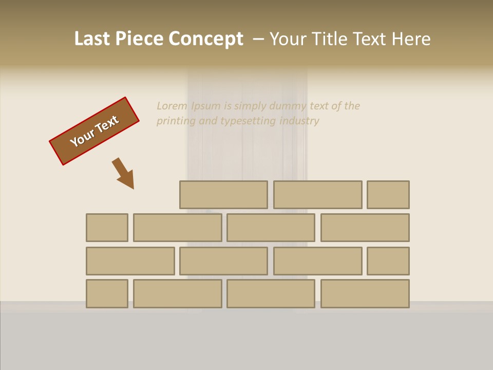 Designer Interior Entrance PowerPoint Template