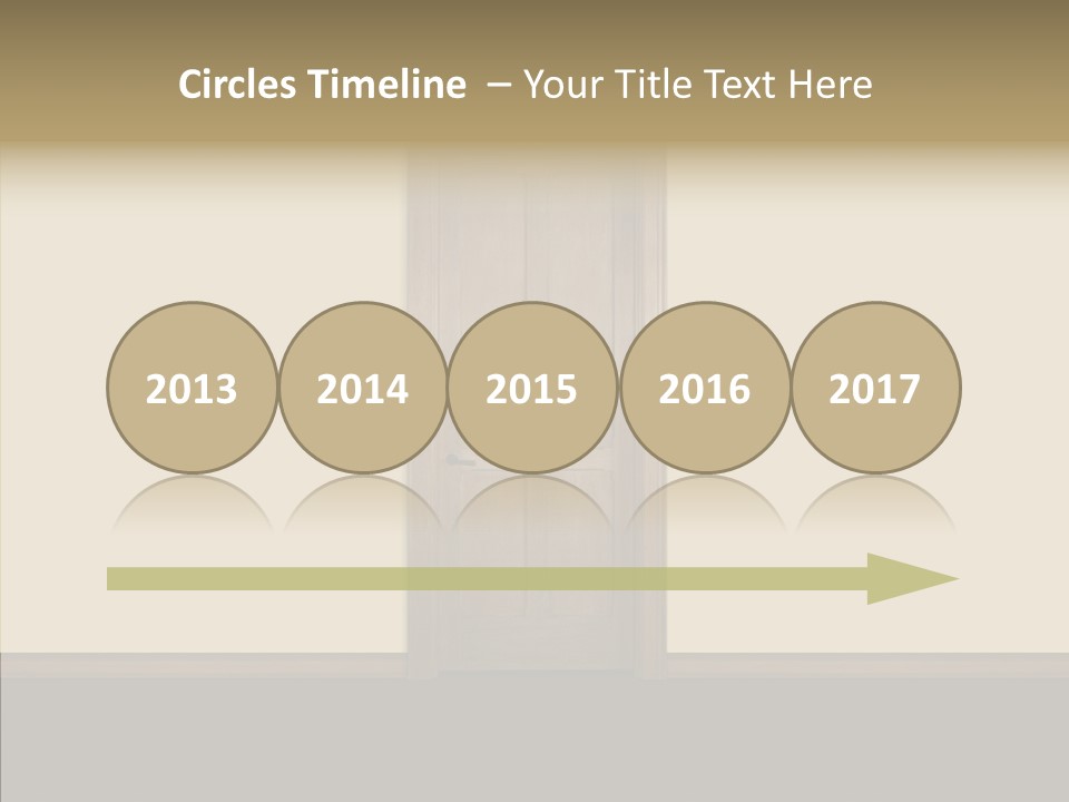 Designer Interior Entrance PowerPoint Template