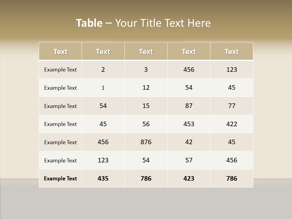 Designer Interior Entrance PowerPoint Template