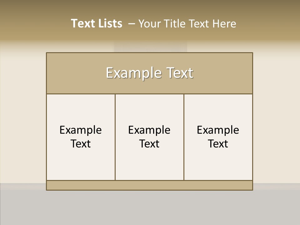 Designer Interior Entrance PowerPoint Template