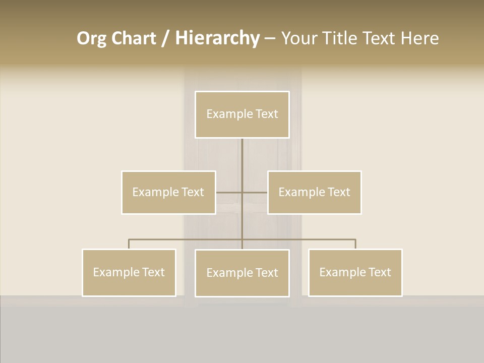 Designer Interior Entrance PowerPoint Template