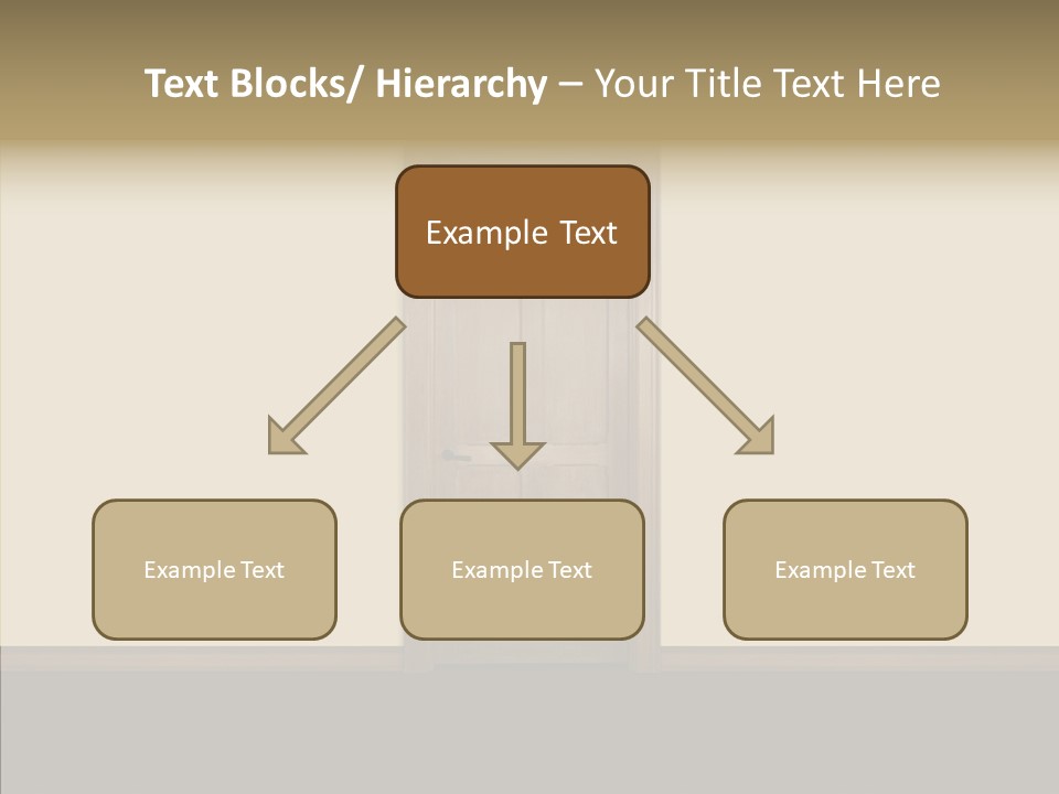 Designer Interior Entrance PowerPoint Template