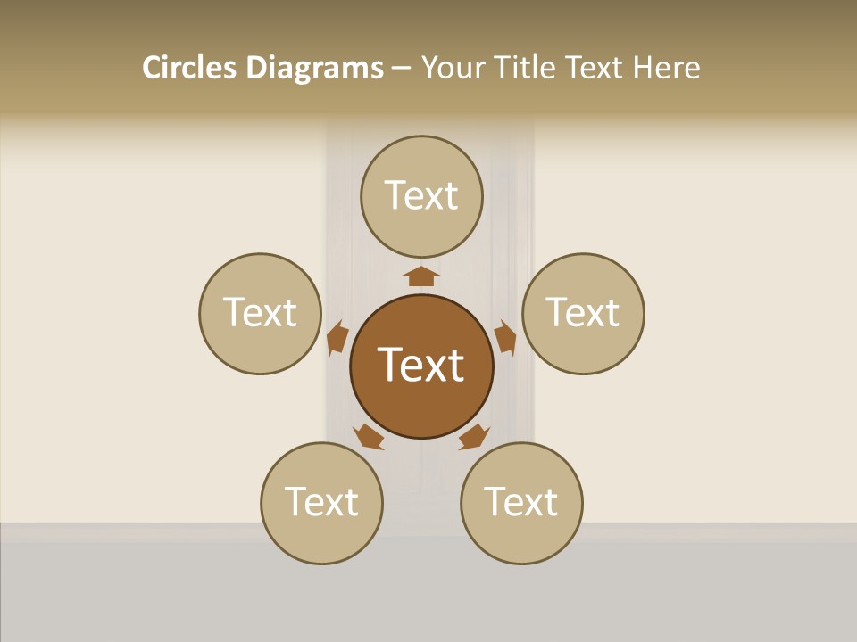 Designer Interior Entrance PowerPoint Template