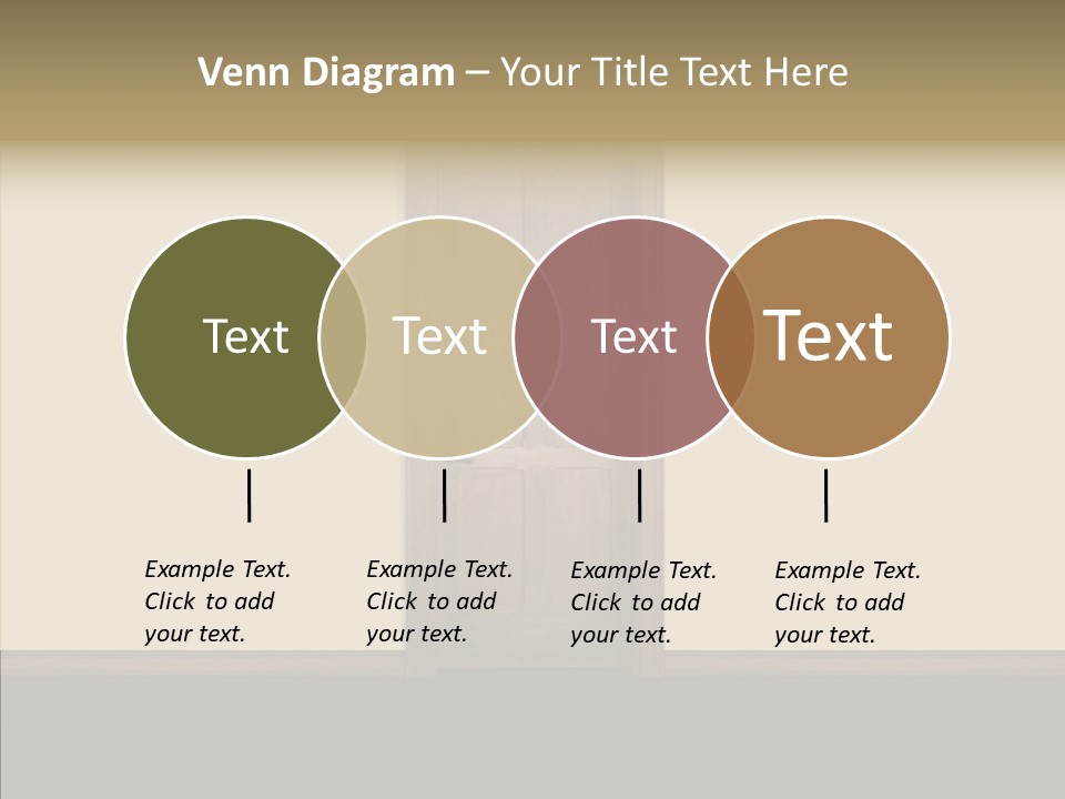Designer Interior Entrance PowerPoint Template