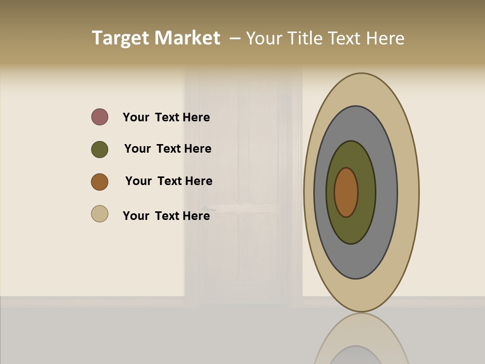 Designer Interior Entrance PowerPoint Template