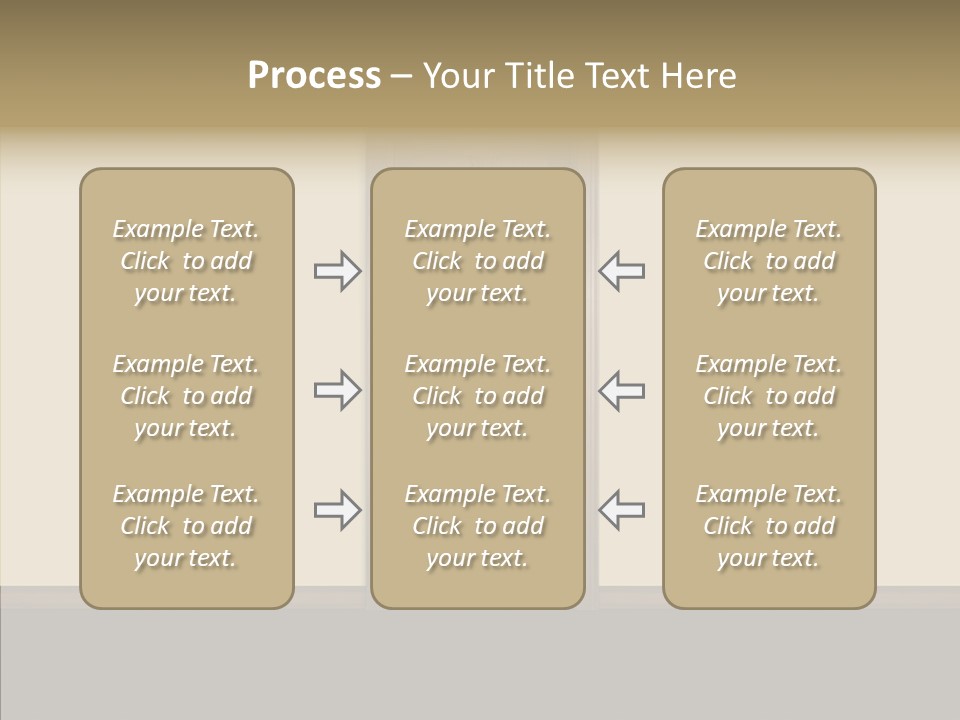 Designer Interior Entrance PowerPoint Template
