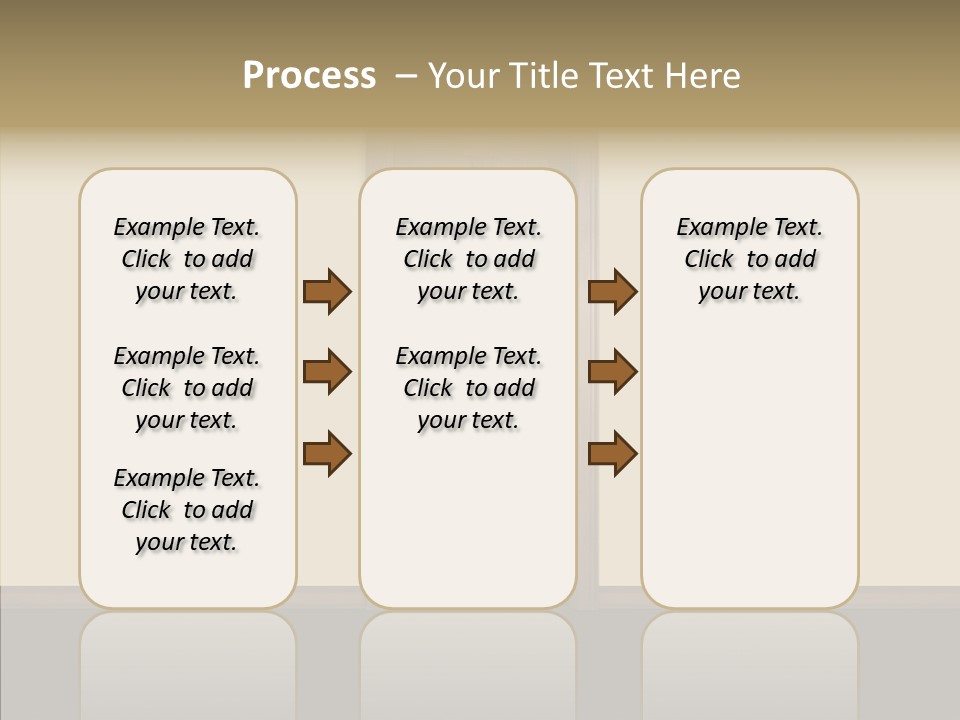 Designer Interior Entrance PowerPoint Template