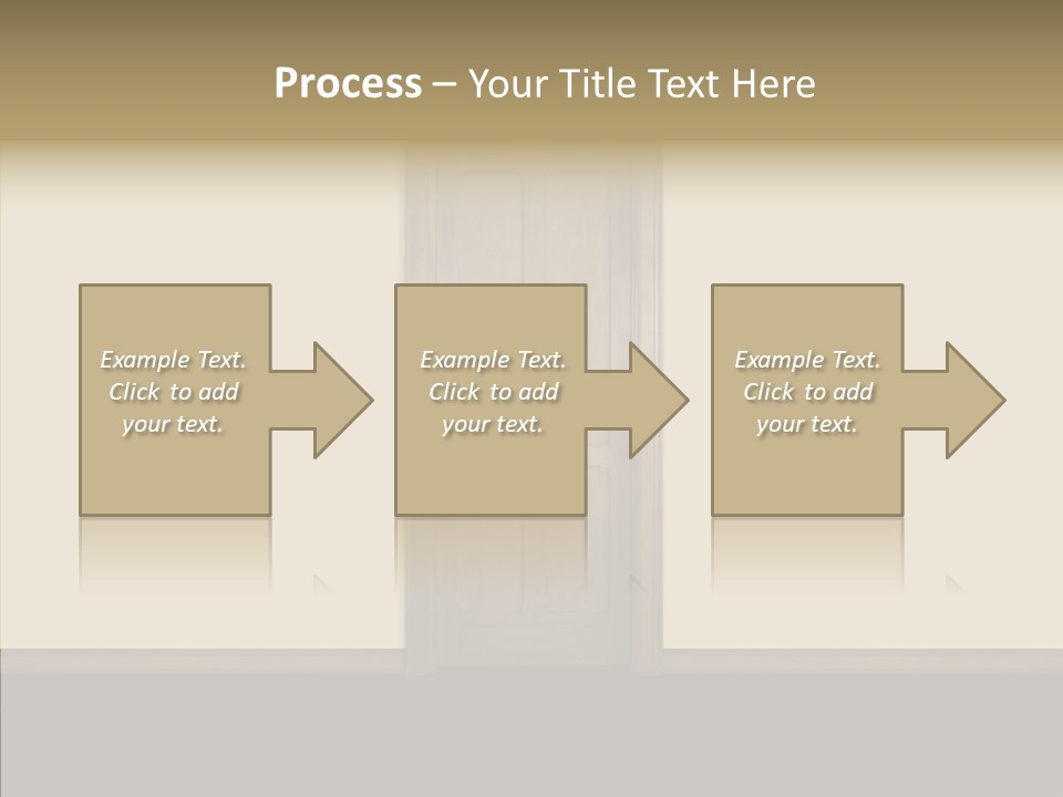 Designer Interior Entrance PowerPoint Template