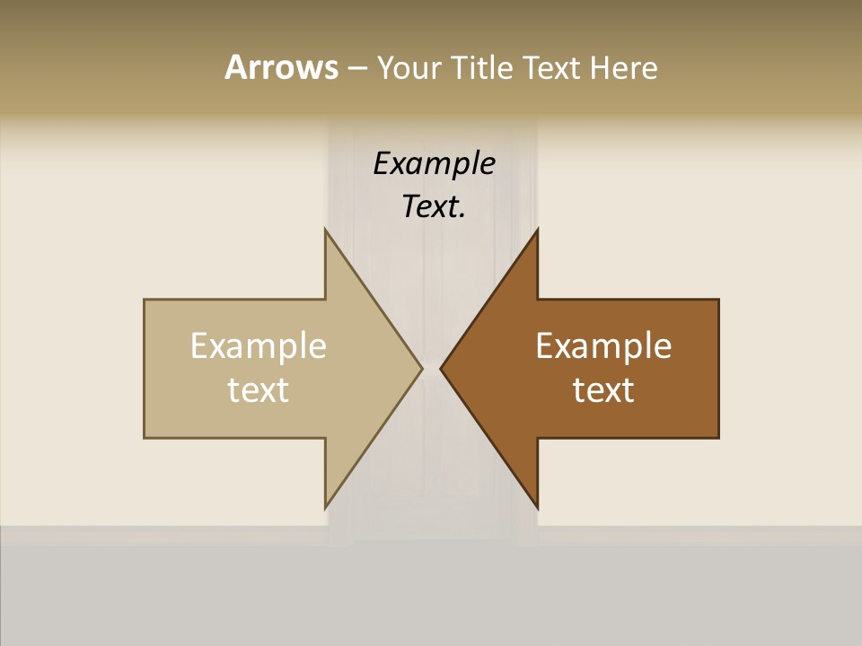 Designer Interior Entrance PowerPoint Template