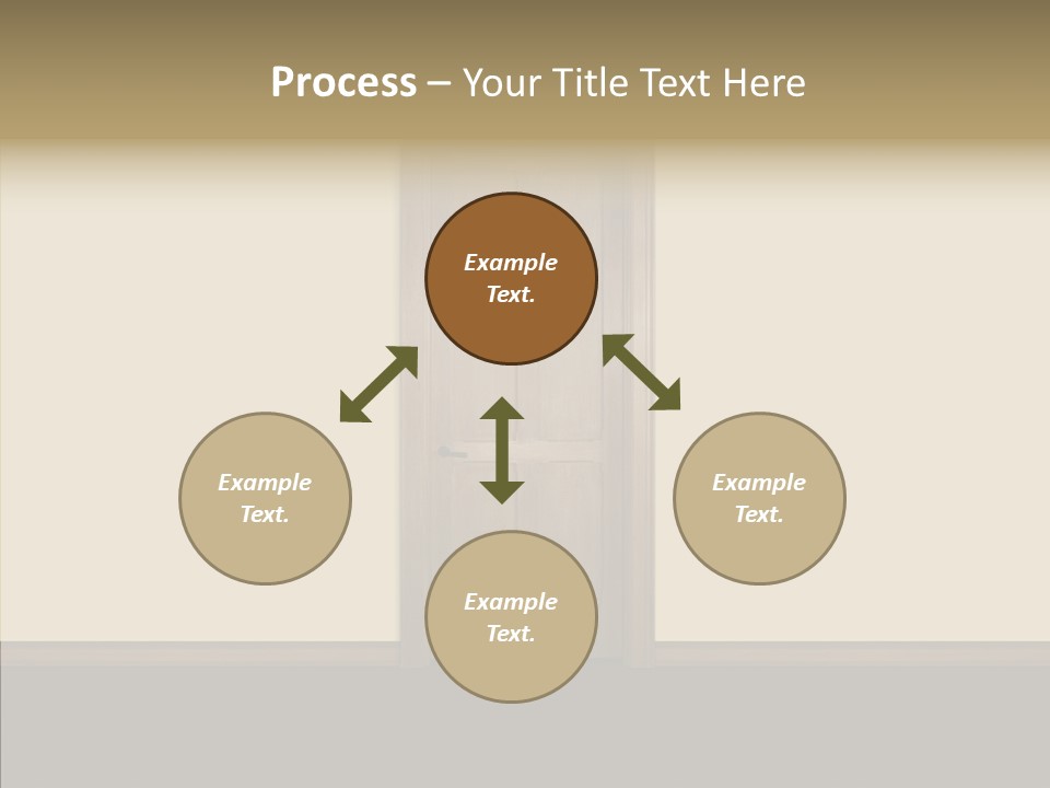 Designer Interior Entrance PowerPoint Template