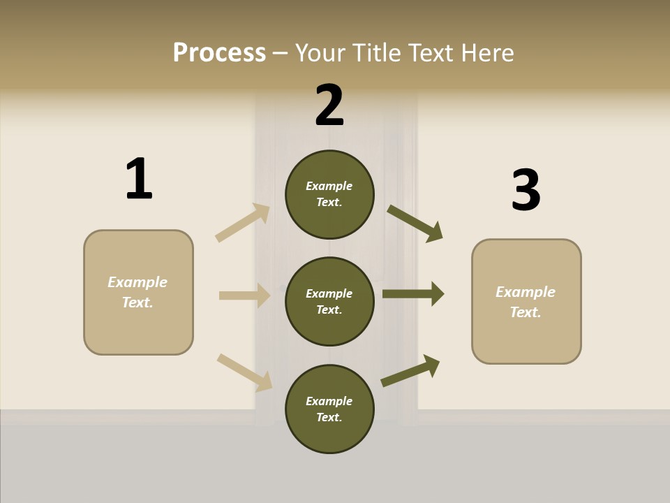 Designer Interior Entrance PowerPoint Template