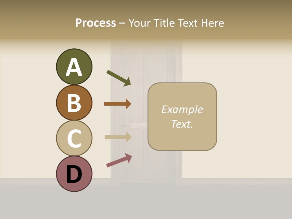 Designer Interior Entrance PowerPoint Template