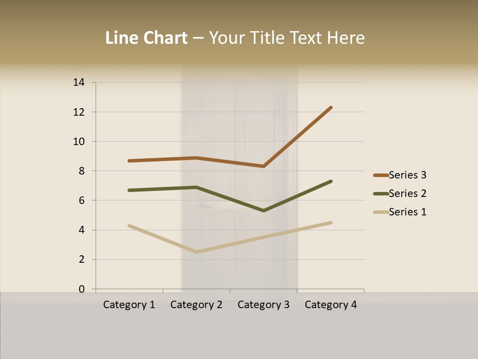 Designer Interior Entrance PowerPoint Template