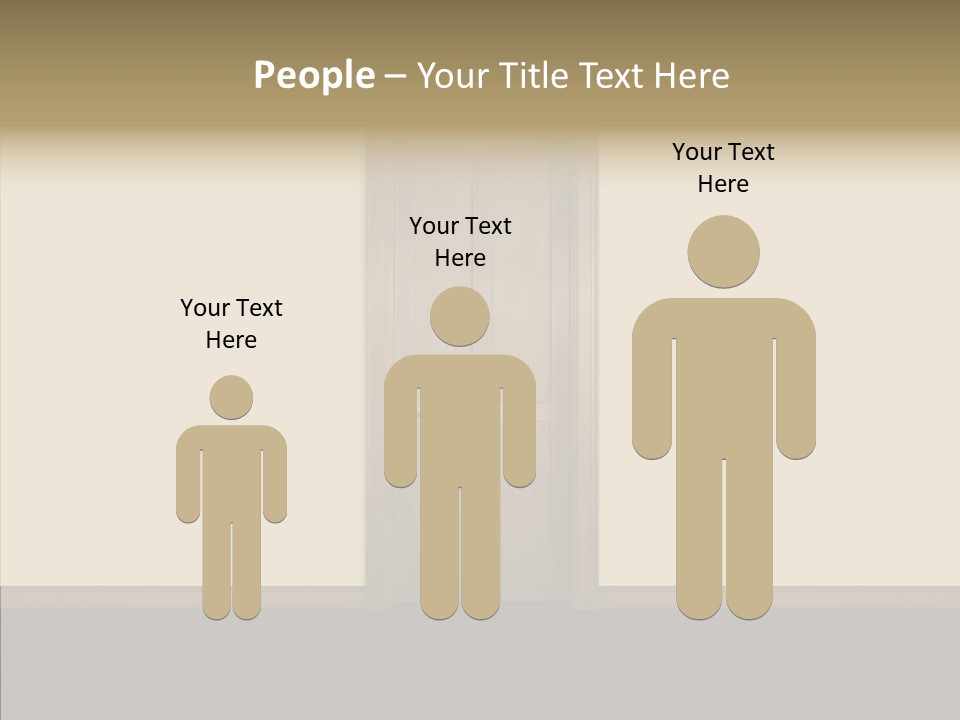 Designer Interior Entrance PowerPoint Template