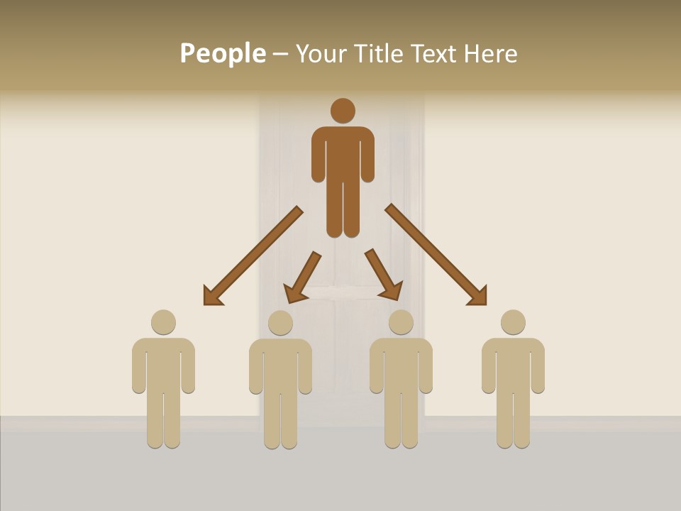 Designer Interior Entrance PowerPoint Template