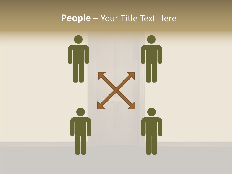 Designer Interior Entrance PowerPoint Template