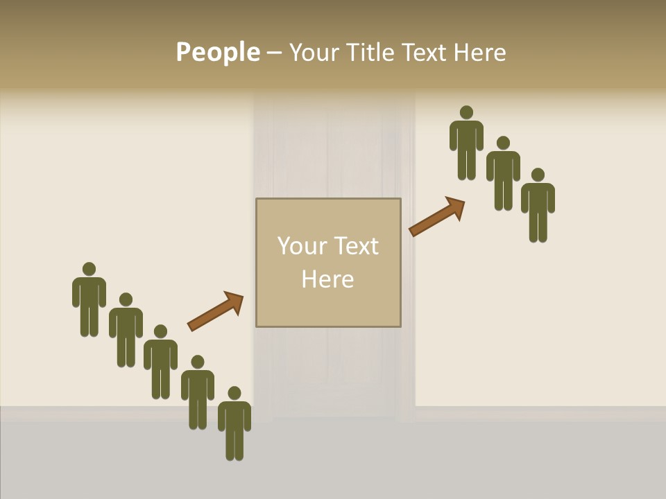 Designer Interior Entrance PowerPoint Template