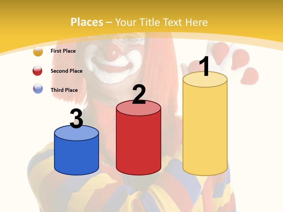 Man Hat Balls PowerPoint Template