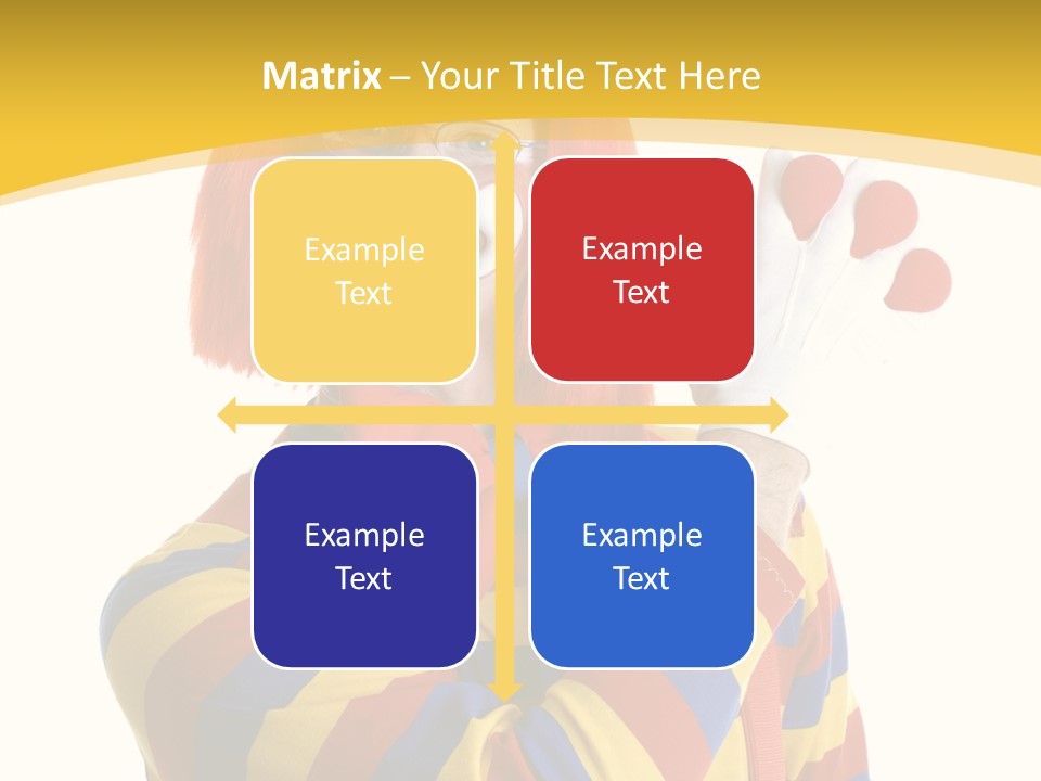 Man Hat Balls PowerPoint Template