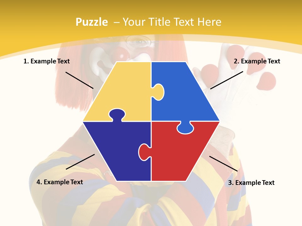 Man Hat Balls PowerPoint Template