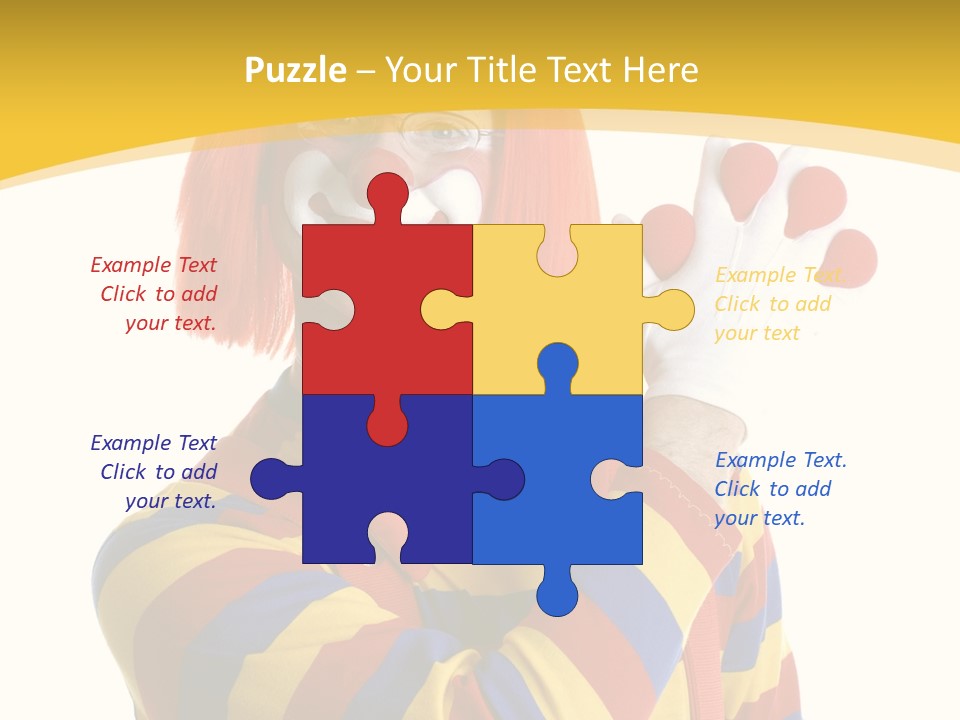 Man Hat Balls PowerPoint Template