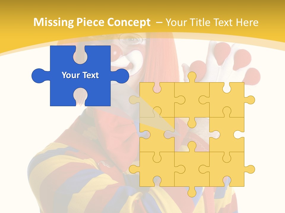 Man Hat Balls PowerPoint Template