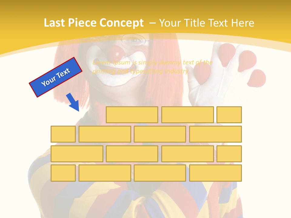 Man Hat Balls PowerPoint Template