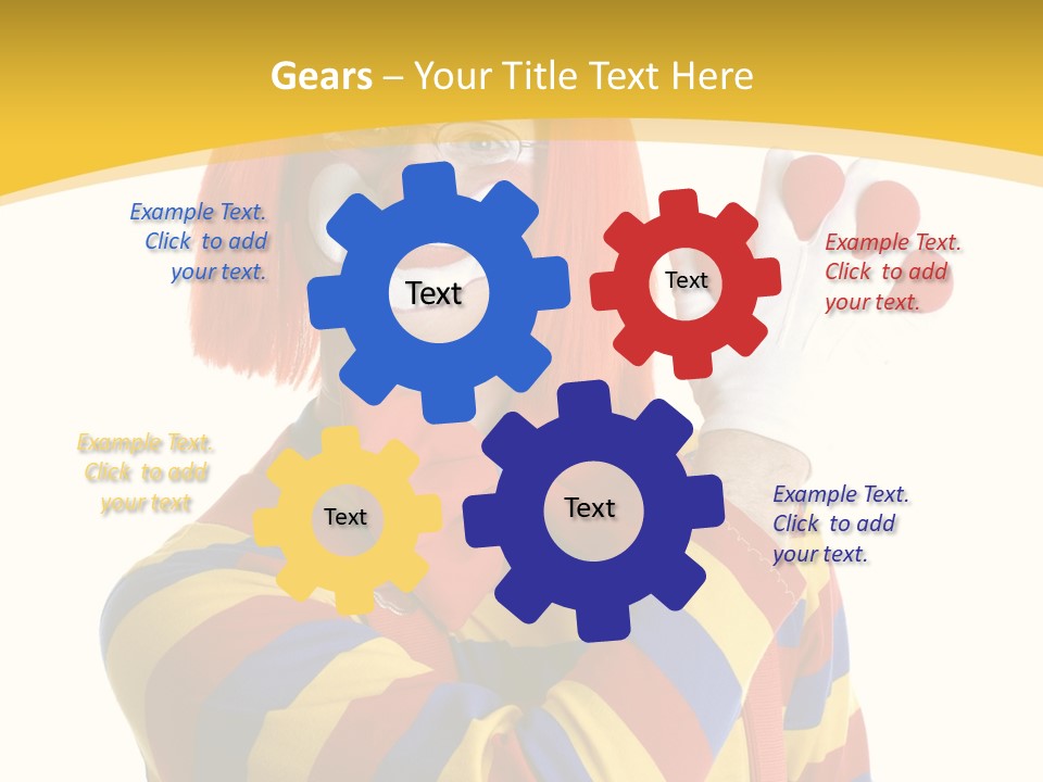 Man Hat Balls PowerPoint Template