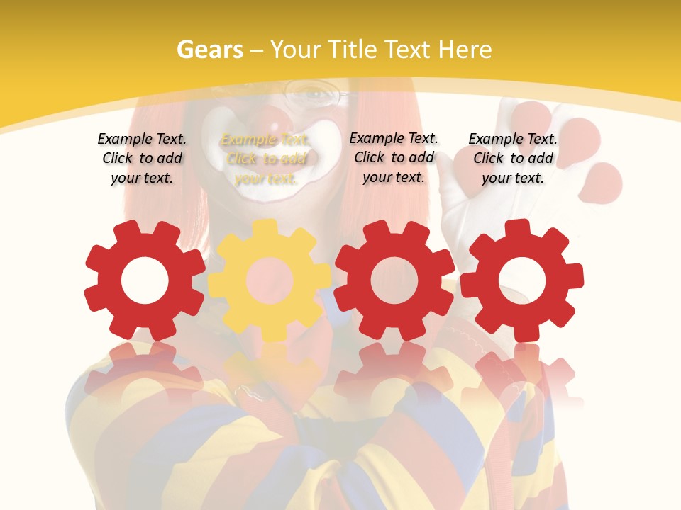 Man Hat Balls PowerPoint Template