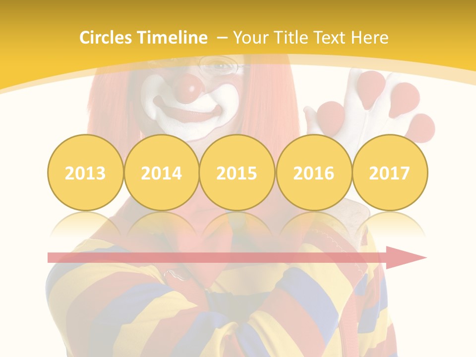 Man Hat Balls PowerPoint Template