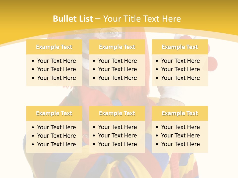 Man Hat Balls PowerPoint Template