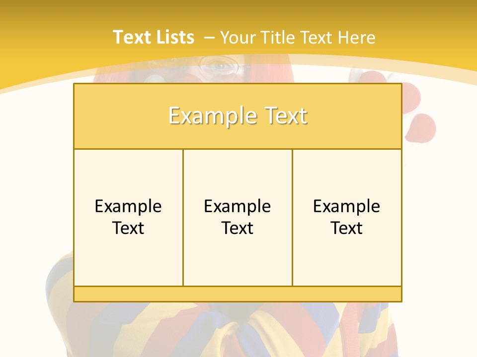 Man Hat Balls PowerPoint Template