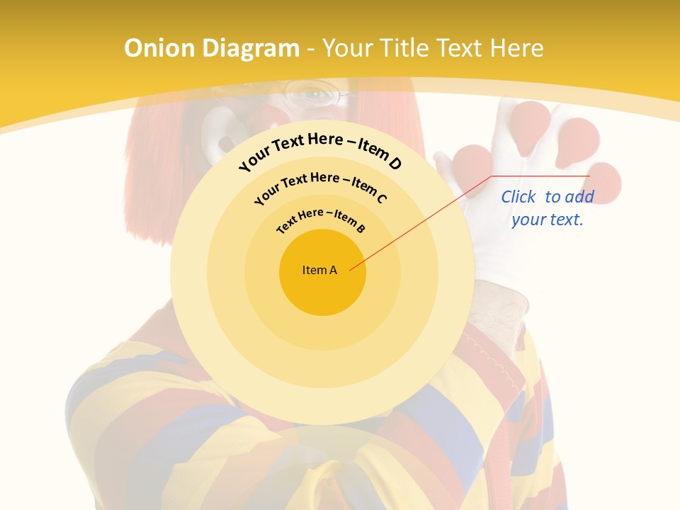 Man Hat Balls PowerPoint Template