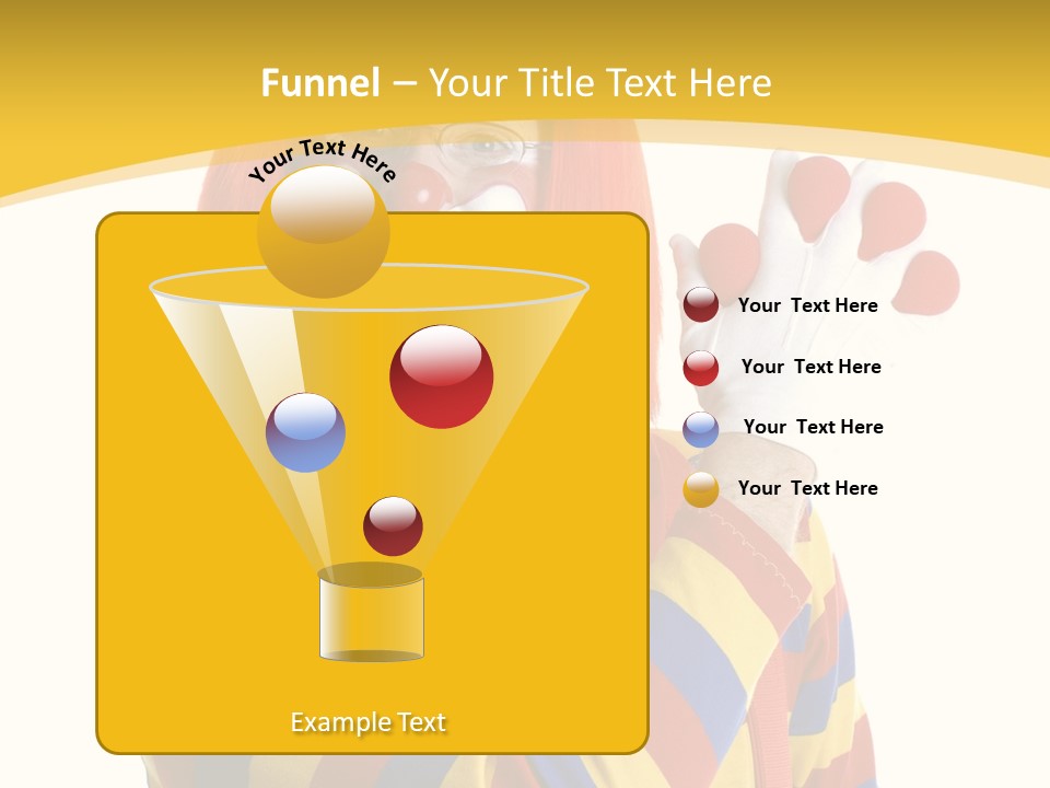 Man Hat Balls PowerPoint Template