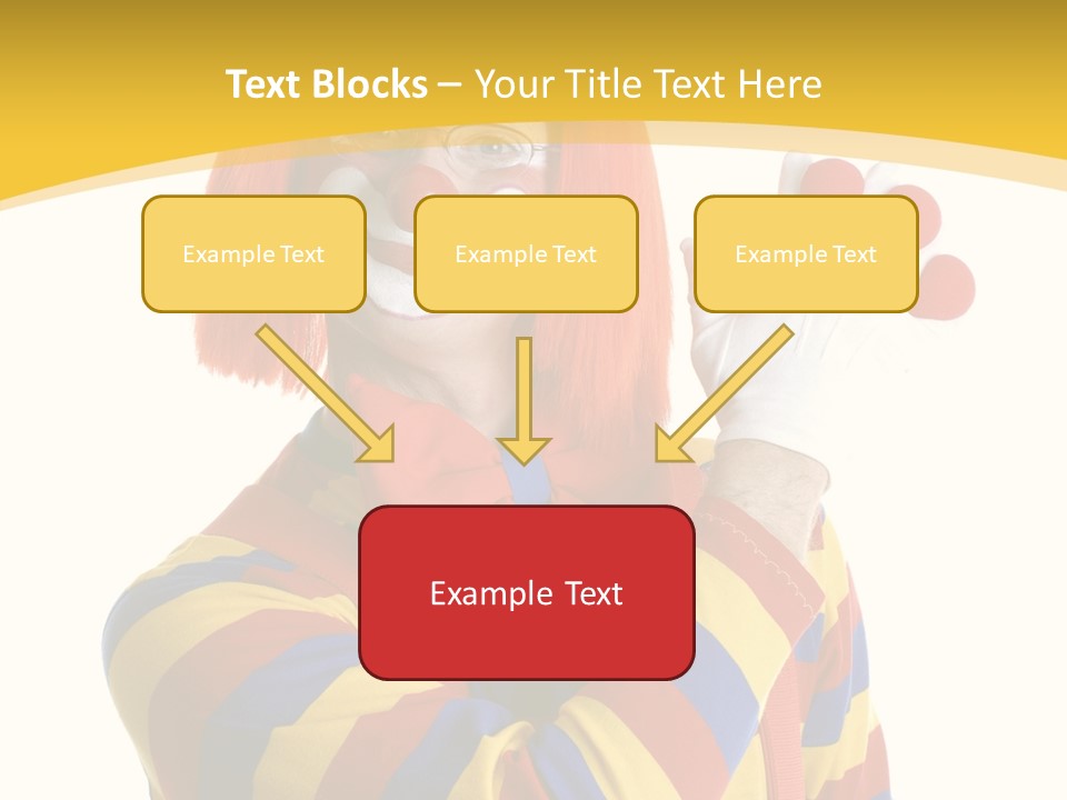 Man Hat Balls PowerPoint Template