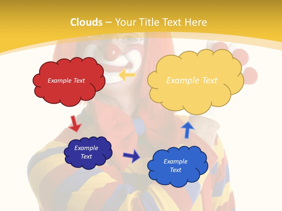 Man Hat Balls PowerPoint Template