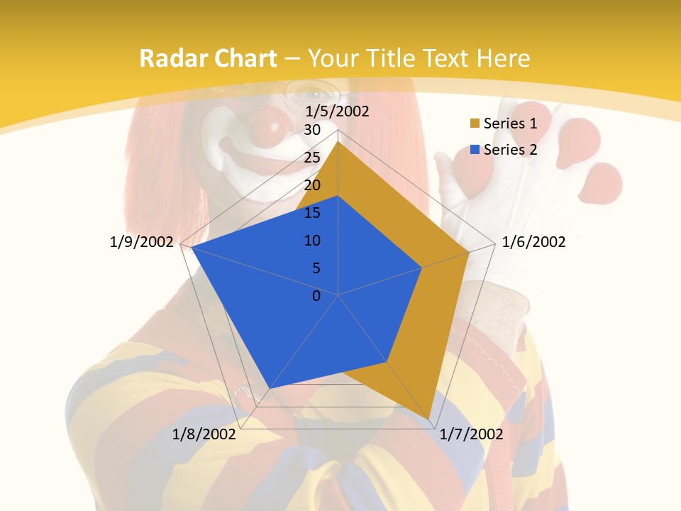 Man Hat Balls PowerPoint Template