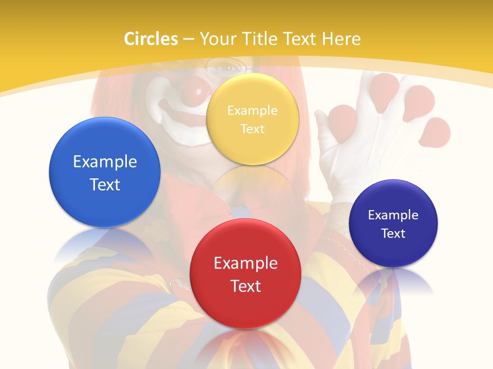 Man Hat Balls PowerPoint Template