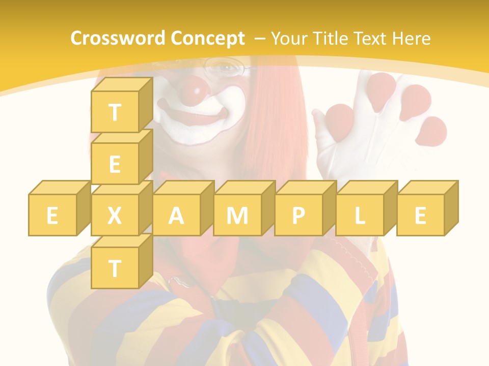 Man Hat Balls PowerPoint Template