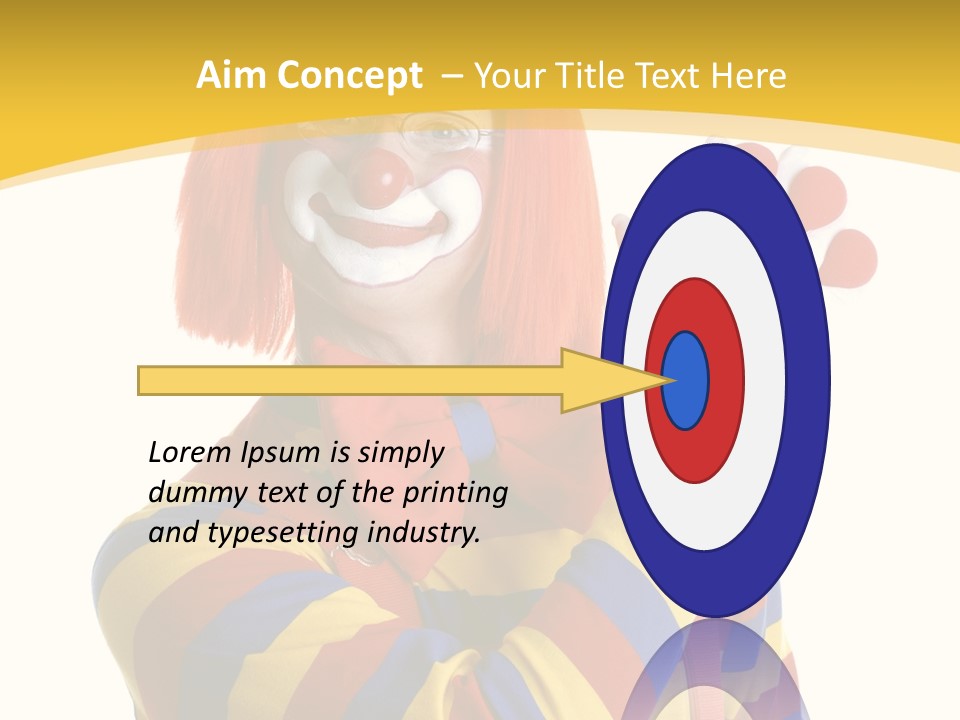 Man Hat Balls PowerPoint Template