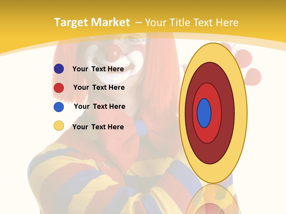 Man Hat Balls PowerPoint Template