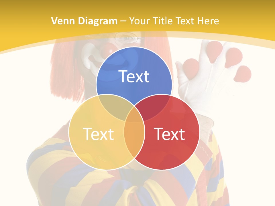 Man Hat Balls PowerPoint Template