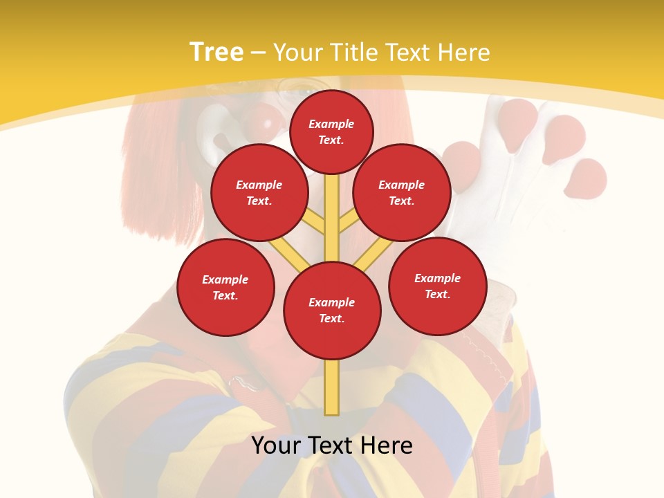 Man Hat Balls PowerPoint Template