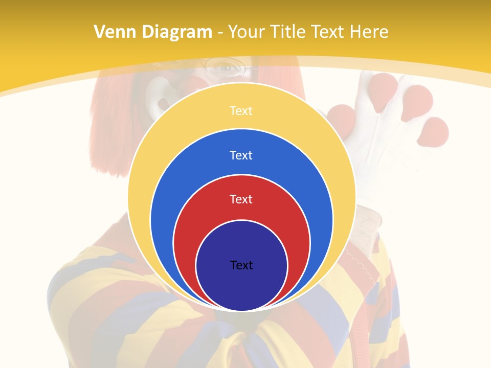 Man Hat Balls PowerPoint Template