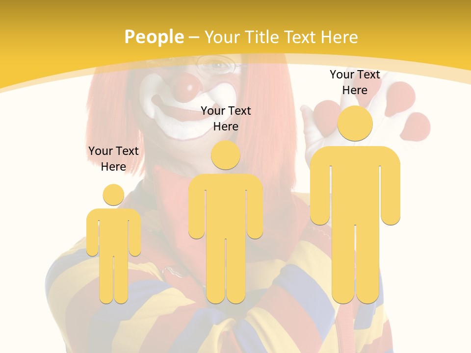 Man Hat Balls PowerPoint Template